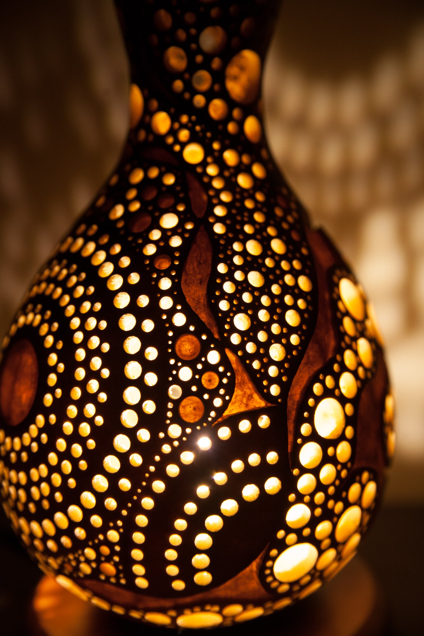 #1005　Gourd lamp ひょうたんランプ