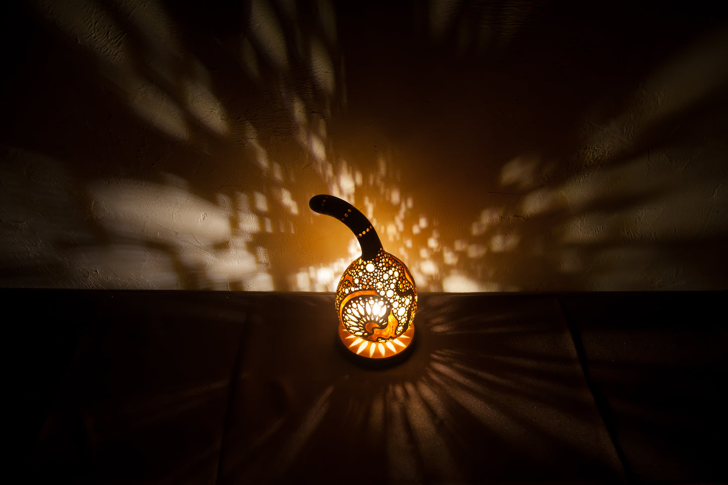 #1008　Gourd lamp ひょうたんランプ