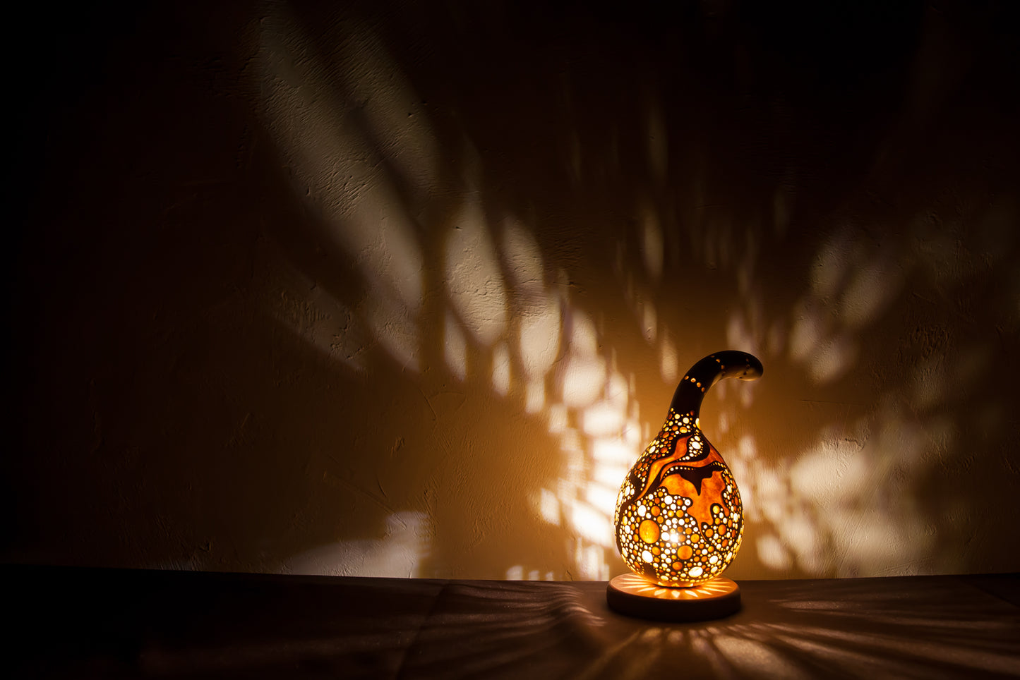 #1008　Gourd lamp ひょうたんランプ