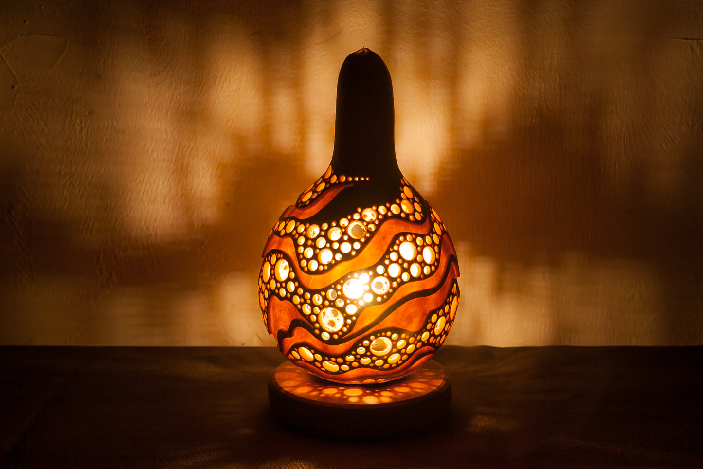 #0325　Gourd lamp ひょうたんランプ