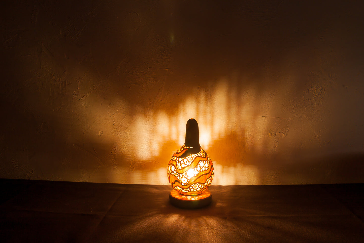 #0325　Gourd lamp ひょうたんランプ