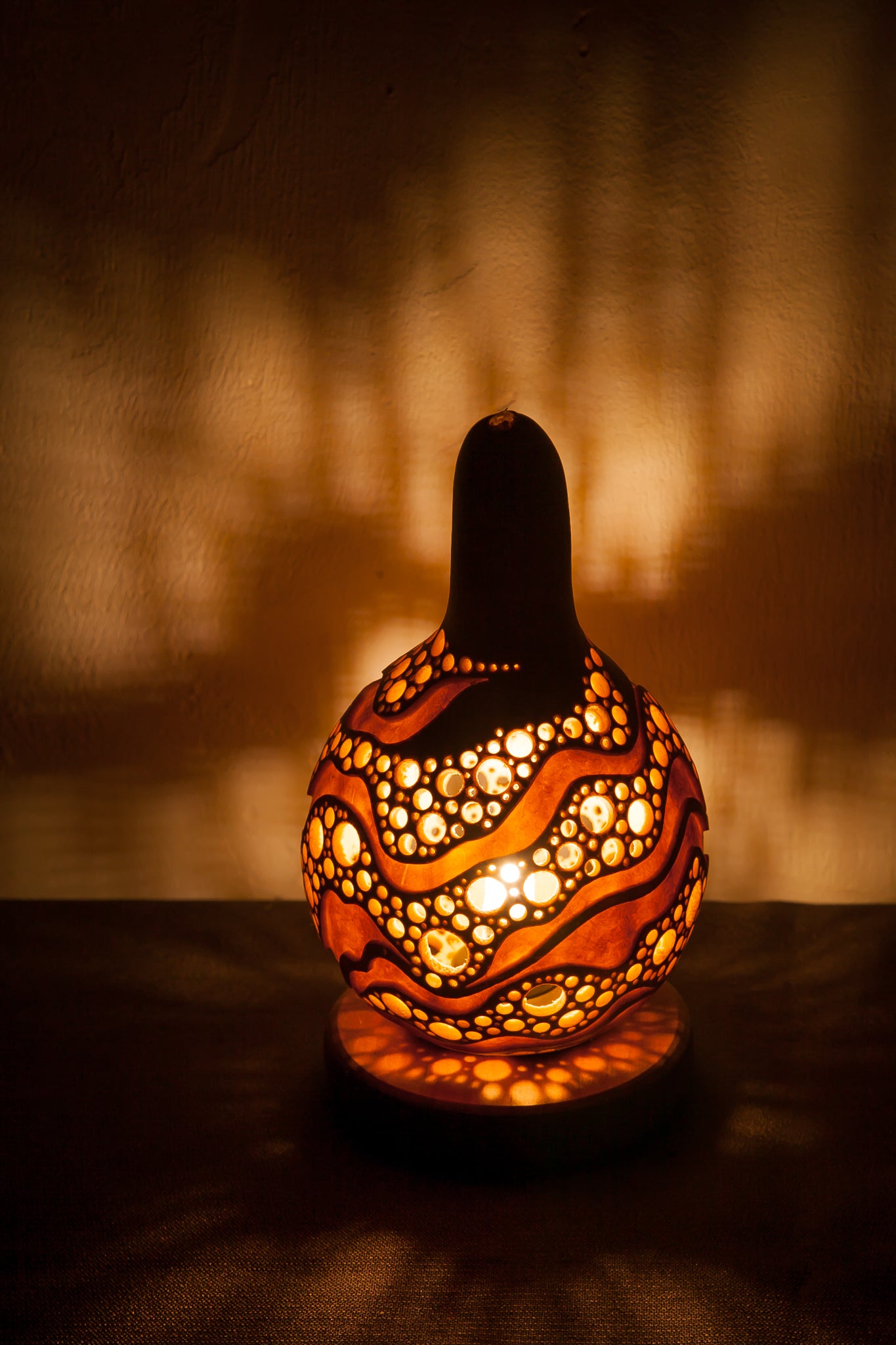 #0325　Gourd lamp ひょうたんランプ