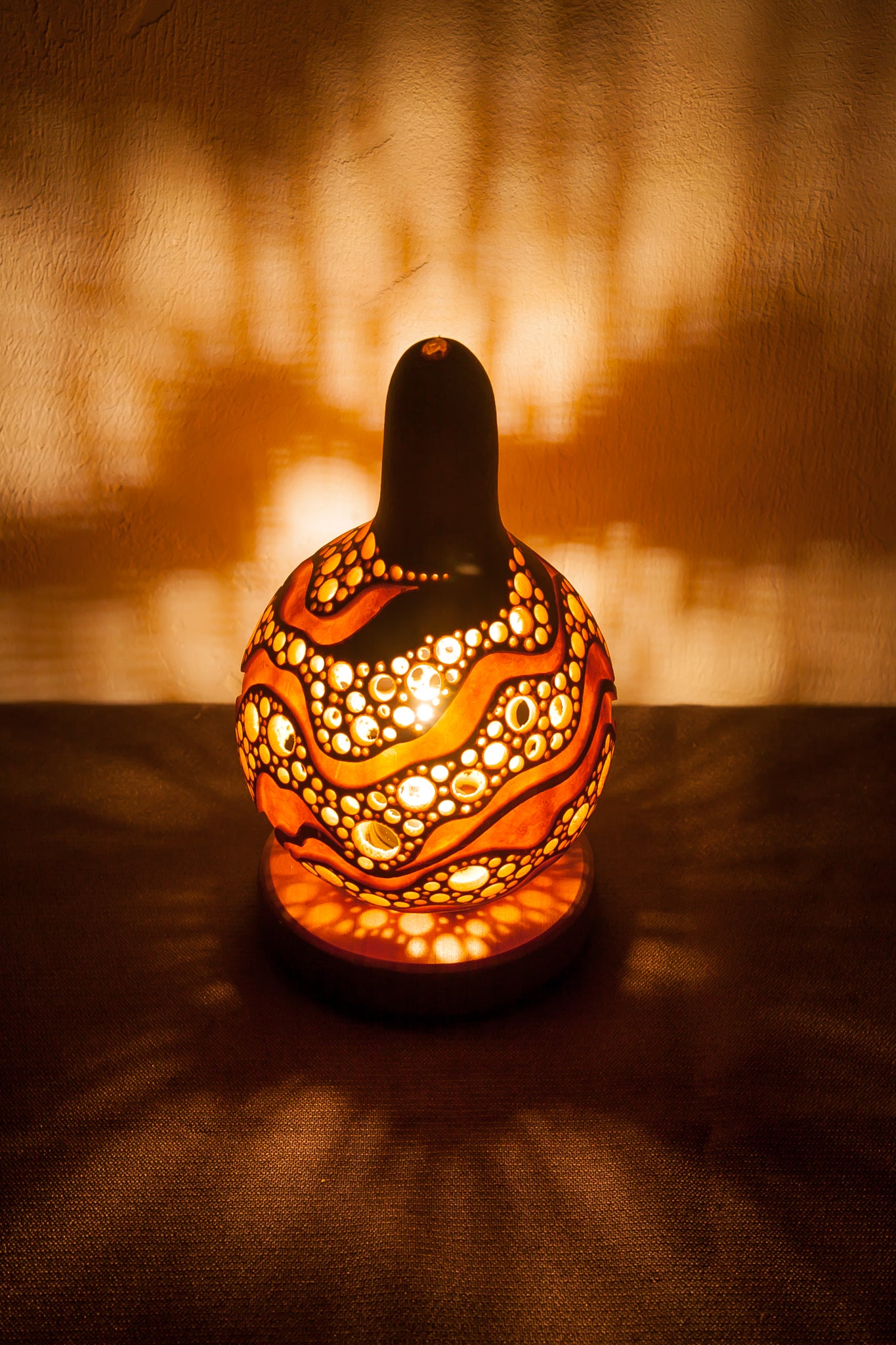 #0325　Gourd lamp ひょうたんランプ