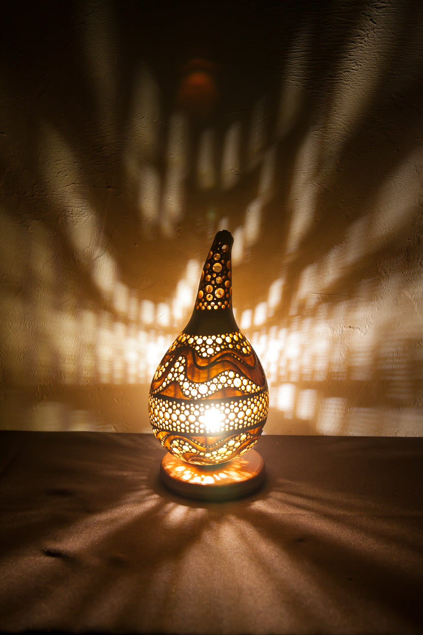 #0511　Gourd lamp ひょうたんランプ