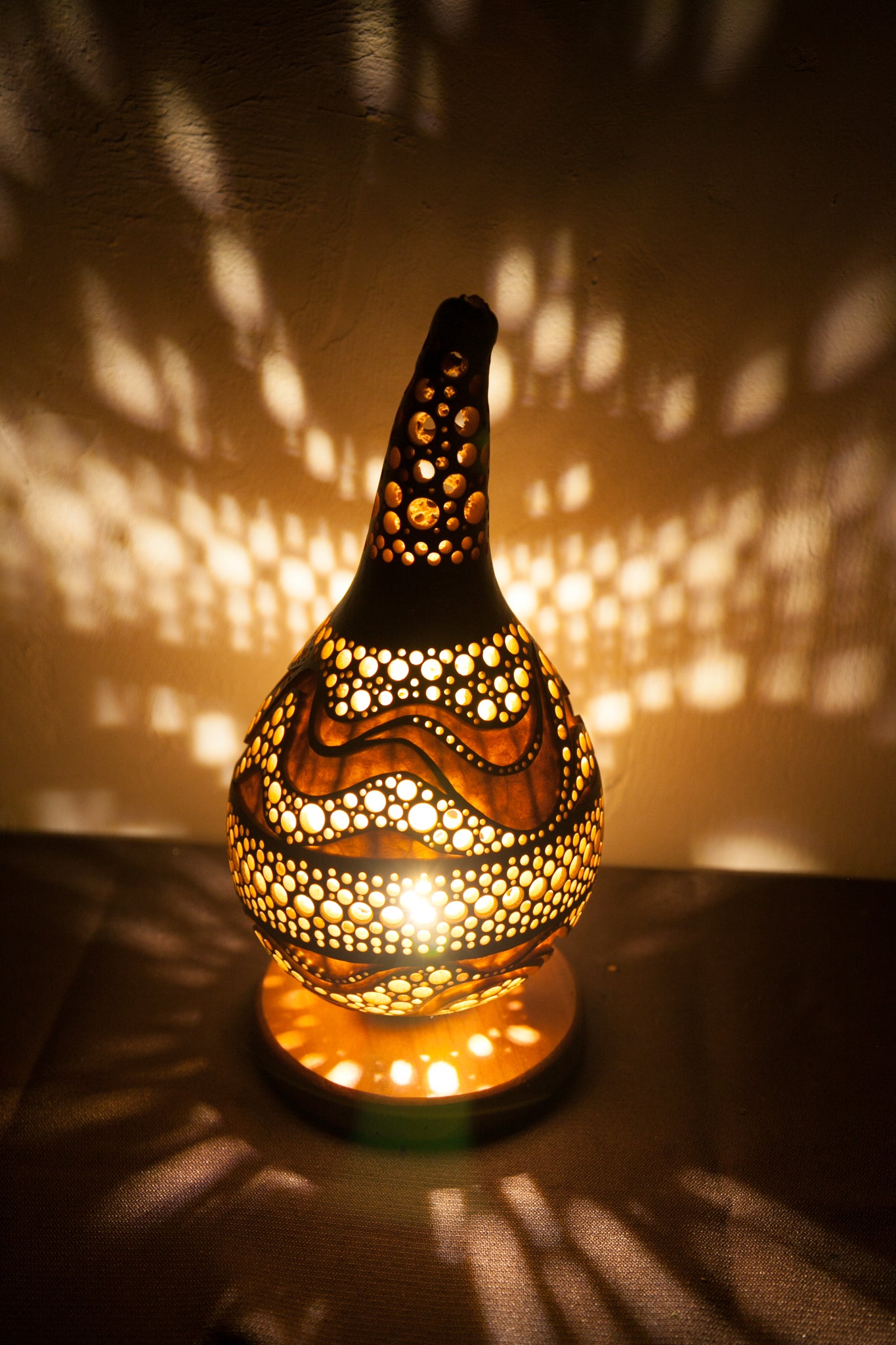 #0511　Gourd lamp ひょうたんランプ