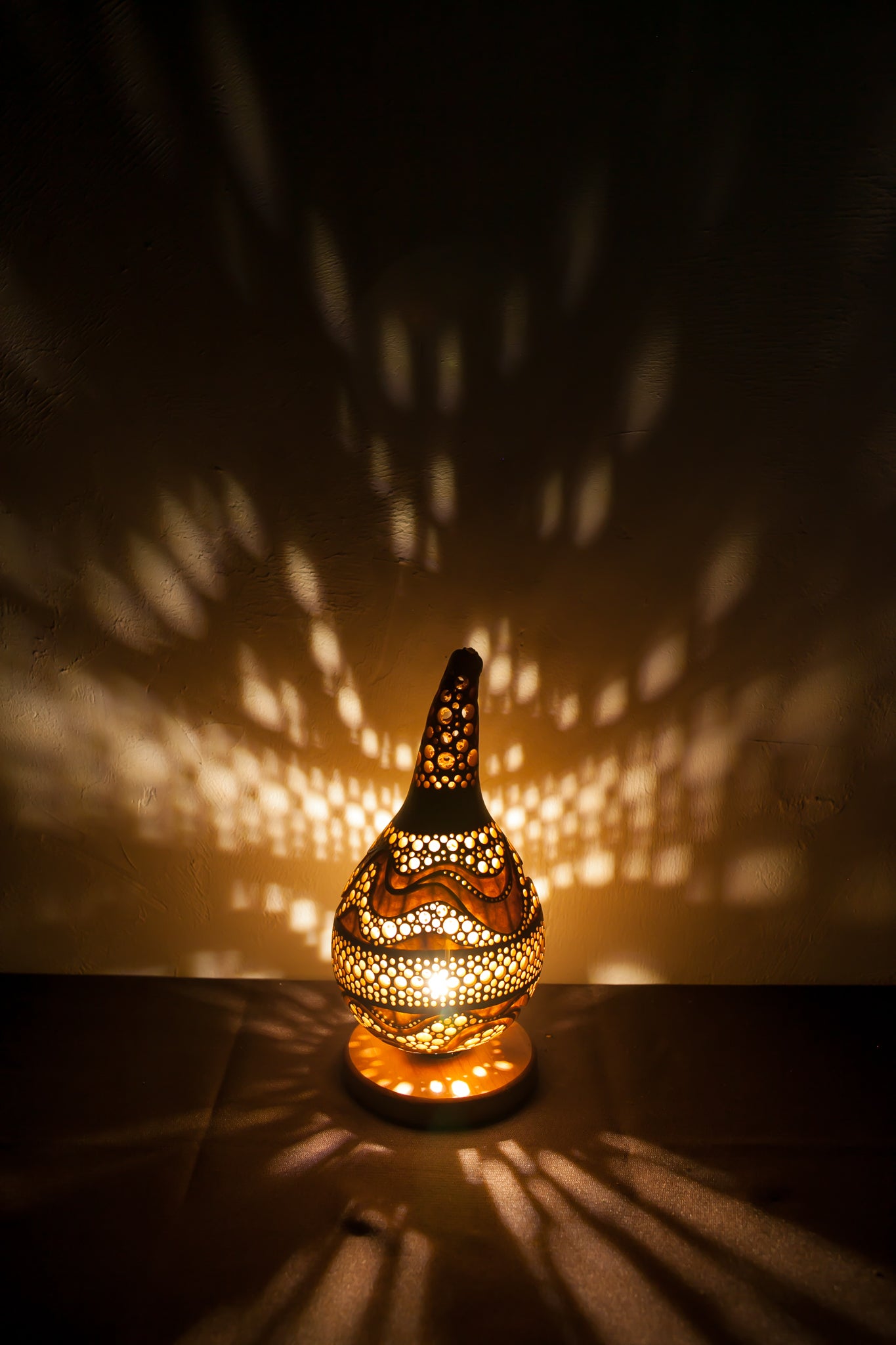 #0511　Gourd lamp ひょうたんランプ