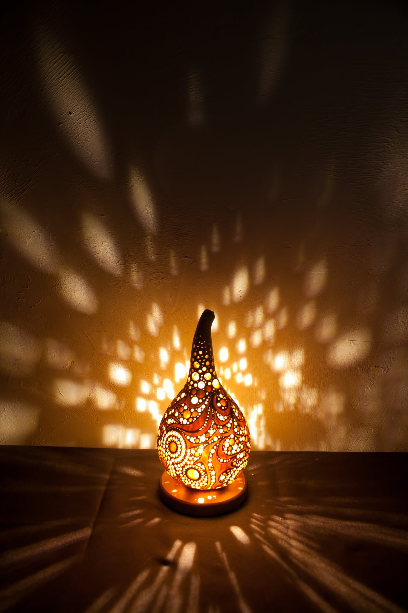 #0512　Gourd lamp ひょうたんランプ