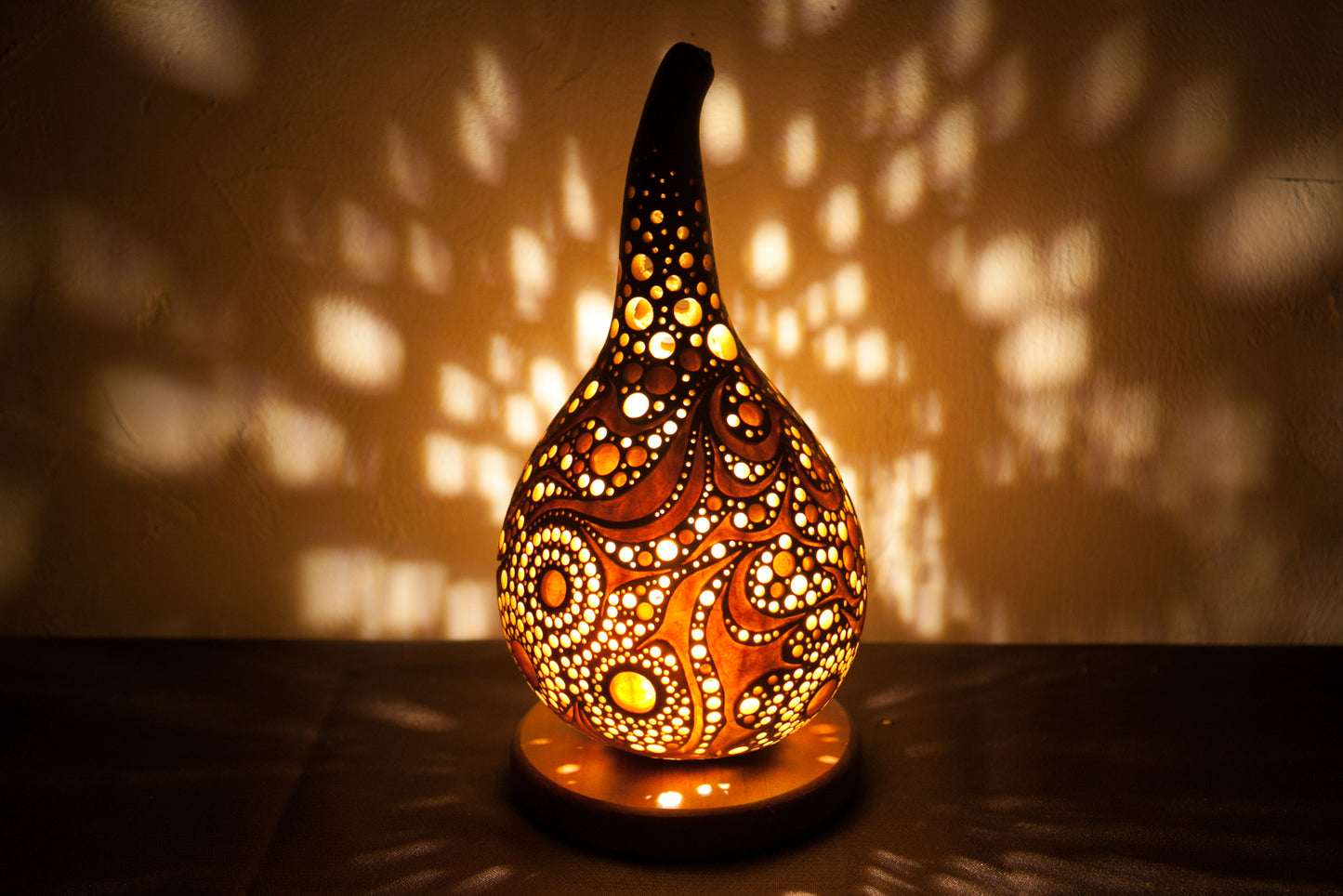 #0512　Gourd lamp ひょうたんランプ