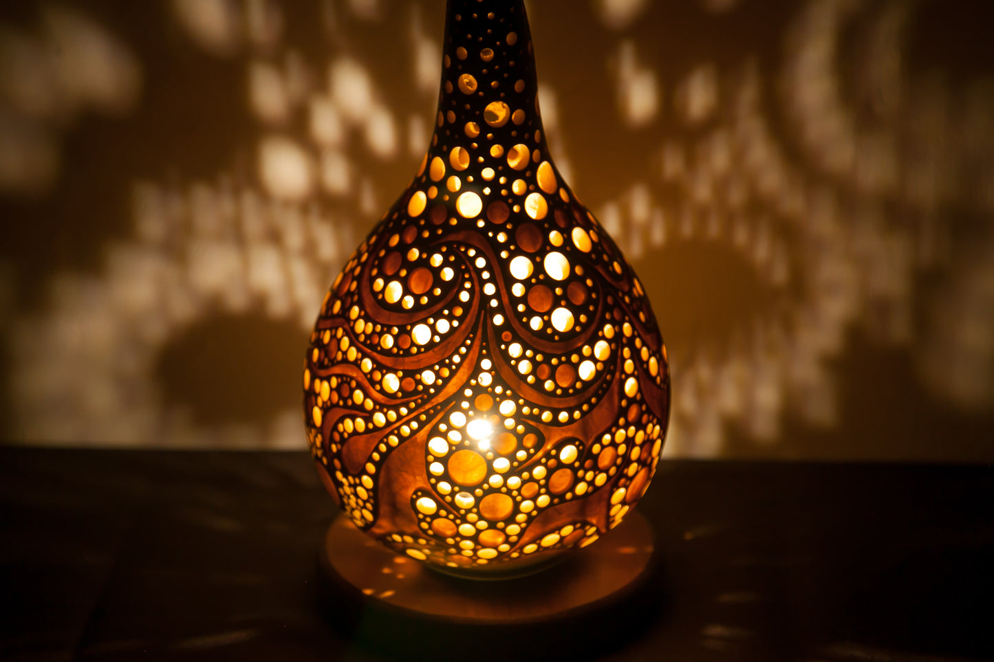 #0512　Gourd lamp ひょうたんランプ