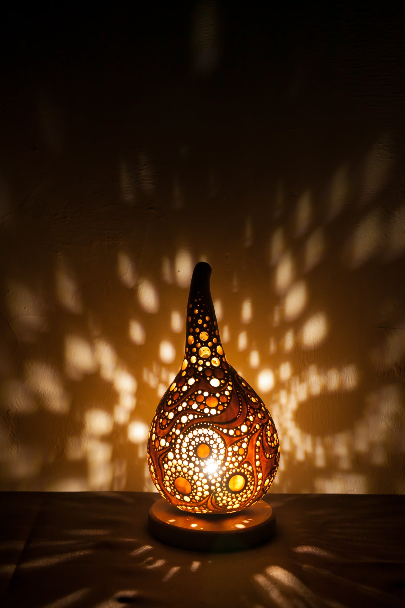 #0512　Gourd lamp ひょうたんランプ