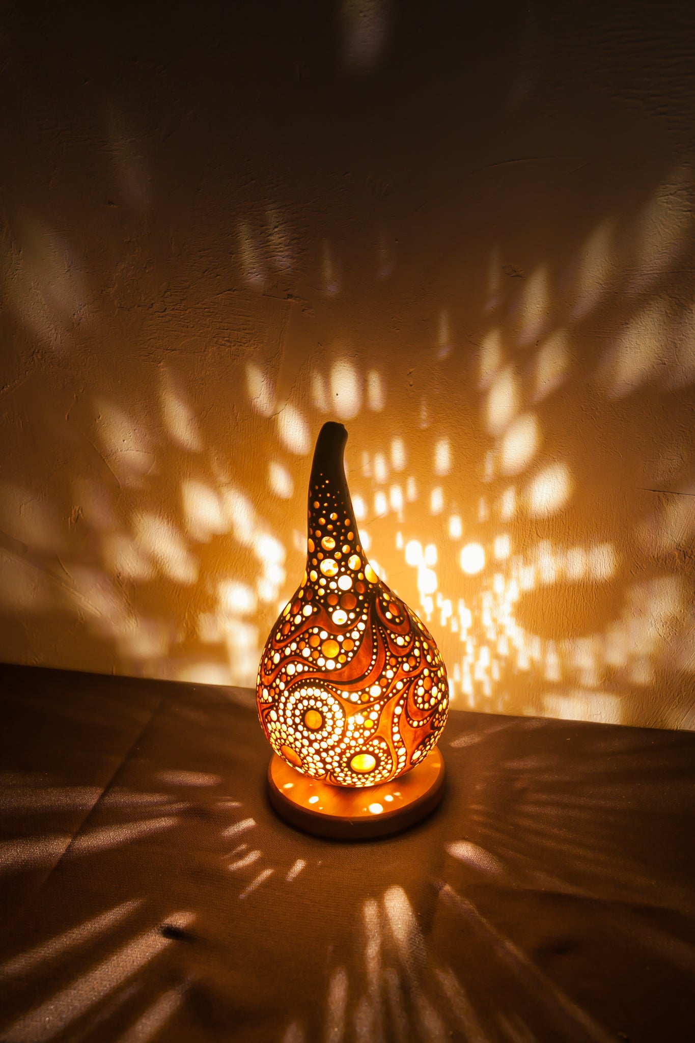 #0512　Gourd lamp ひょうたんランプ