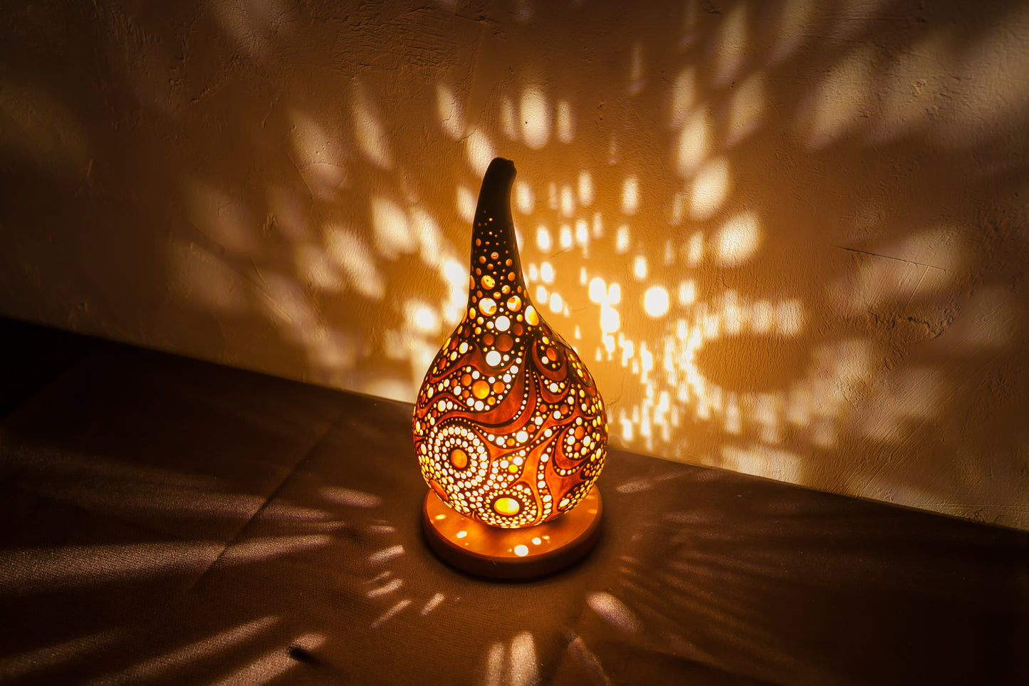 #0512　Gourd lamp ひょうたんランプ