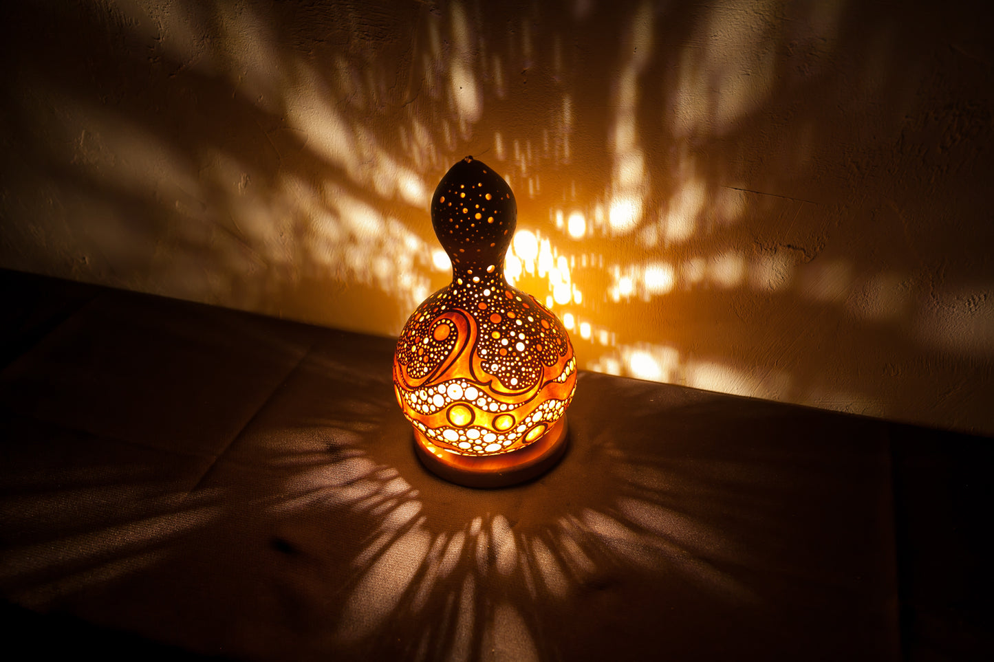 #0912　Gourd lamp ひょうたんランプ