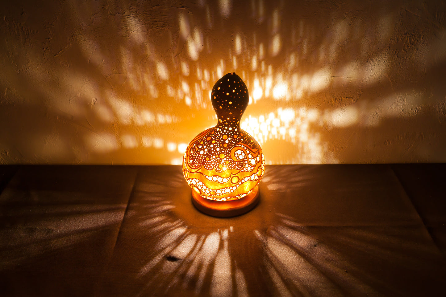 #0912　Gourd lamp ひょうたんランプ