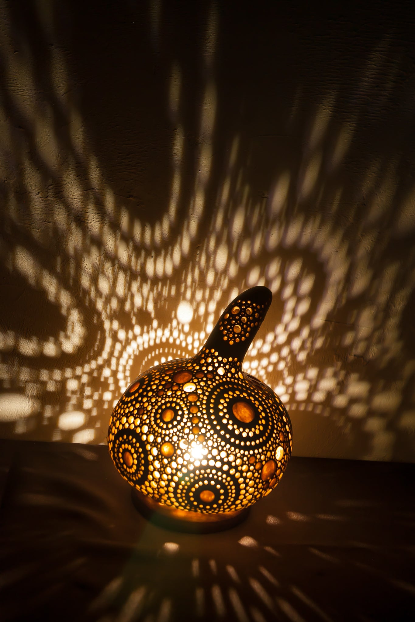 #0509　Gourd lamp ひょうたんランプ