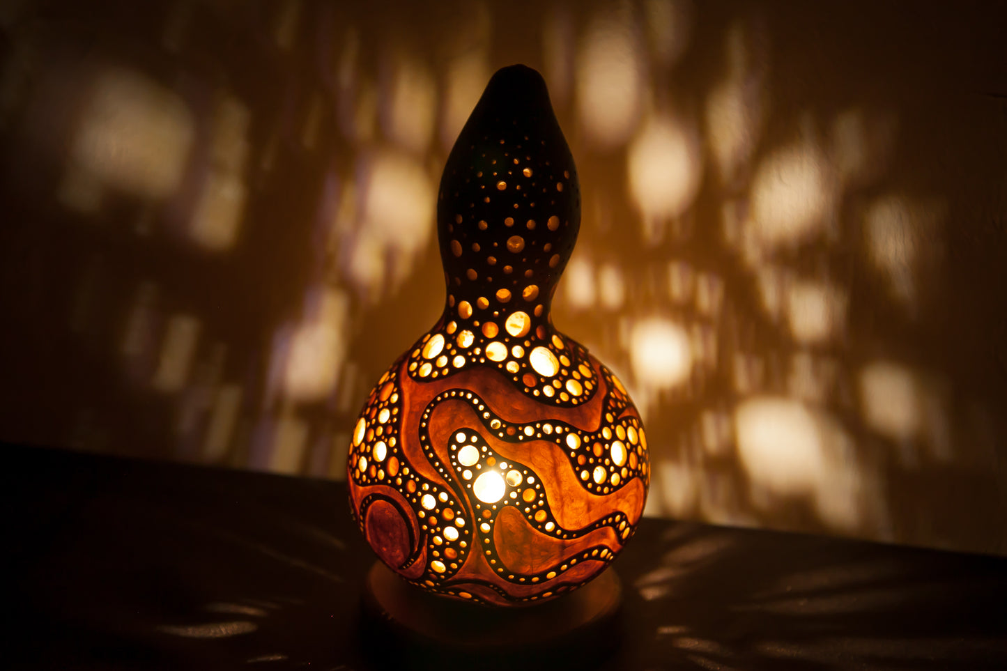 #0506　Gourd lamp ひょうたんランプ