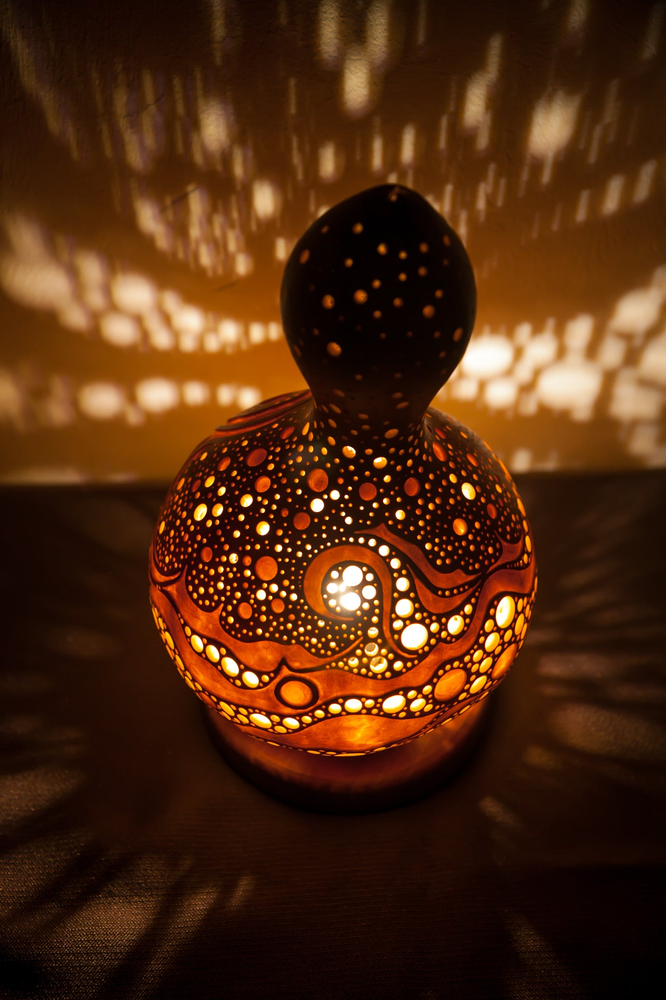 #0912　Gourd lamp ひょうたんランプ