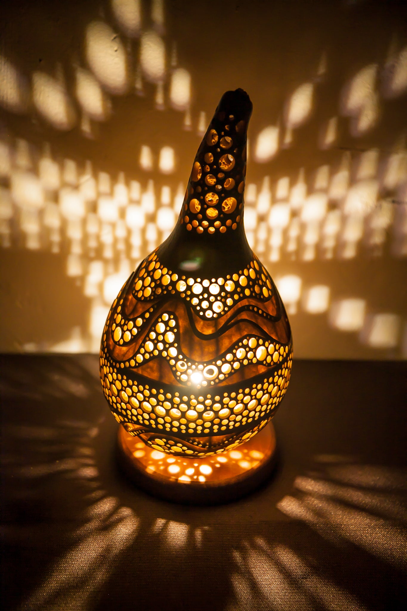 #0511　Gourd lamp ひょうたんランプ