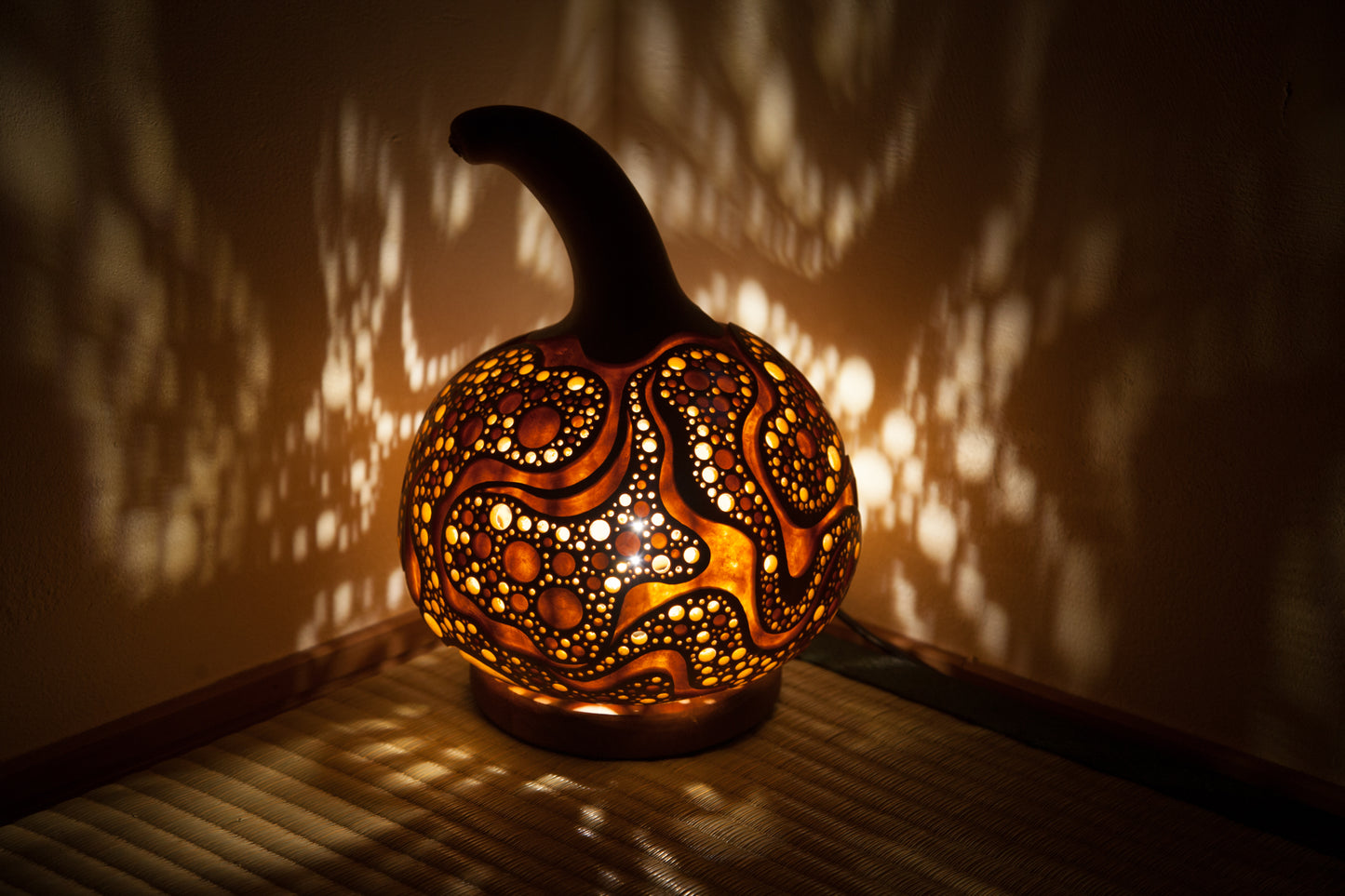 #0806 Gourd lamp ひょうたんランプ