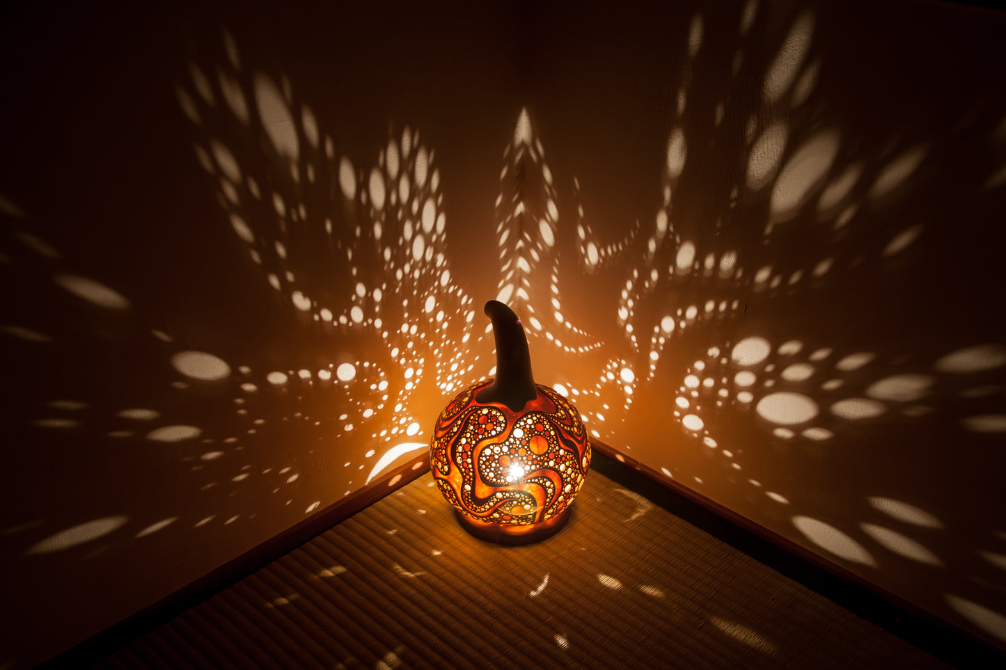 #0806 Gourd lamp ひょうたんランプ