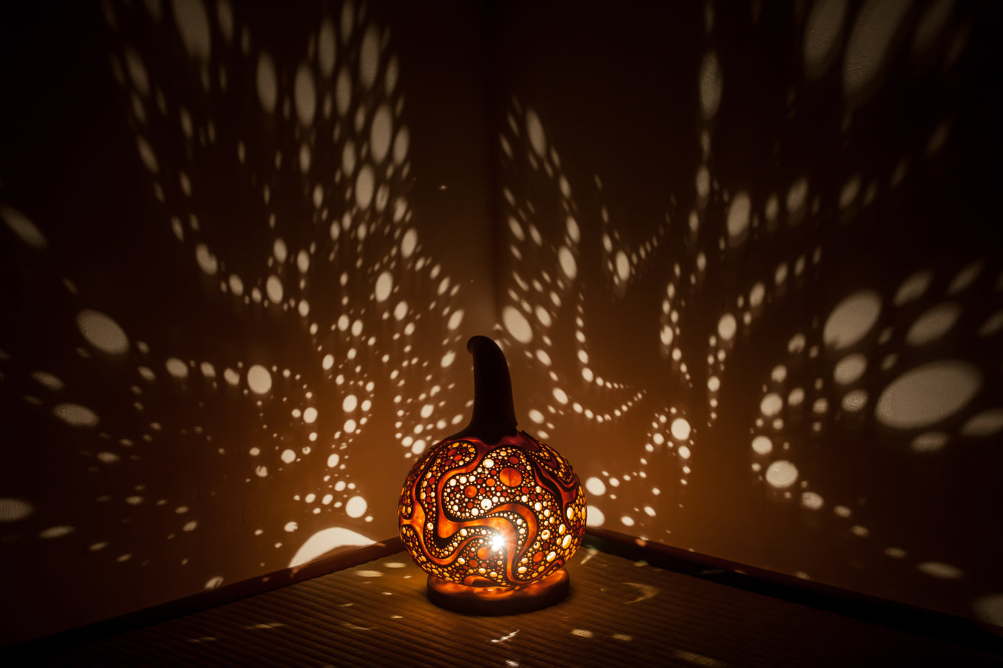 #0806 Gourd lamp ひょうたんランプ