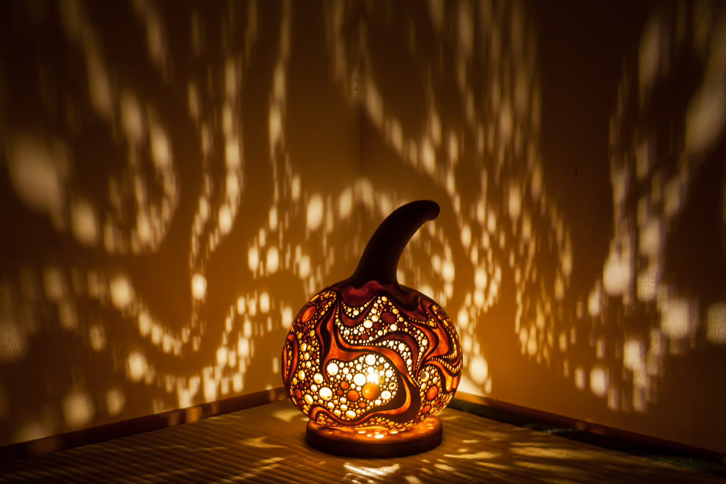 #0806 Gourd lamp ひょうたんランプ