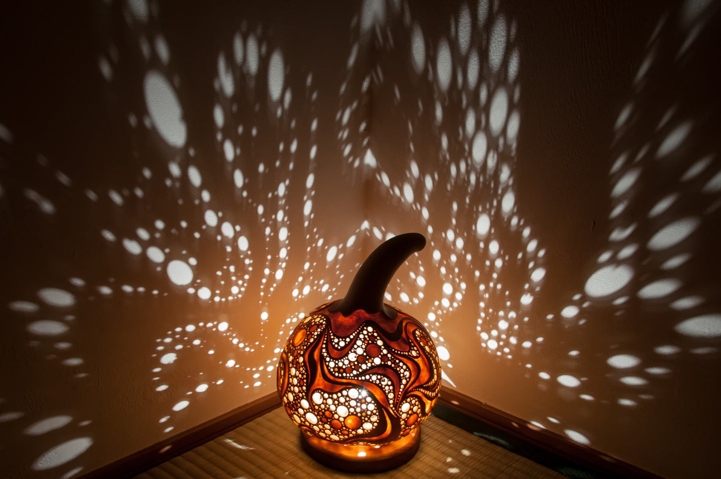 #0806 Gourd lamp ひょうたんランプ